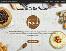 Tablet Screenshot of fantasticfoodfactory.com